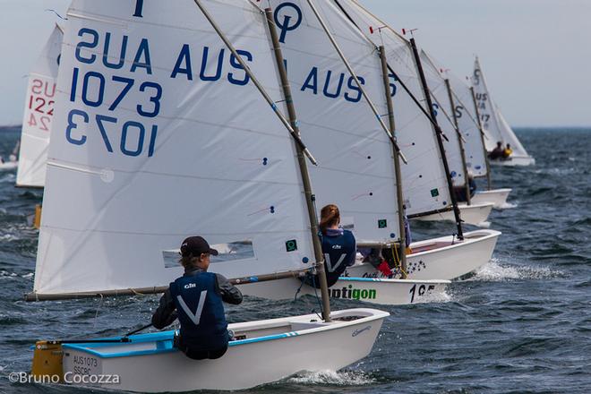 Optimists in action on day 2. ©  Bruno Cocozza